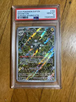 Magneton 159 Sv: Scarlet & Violet Promo Cards Holo PSA 10 GEM MT - Image 3