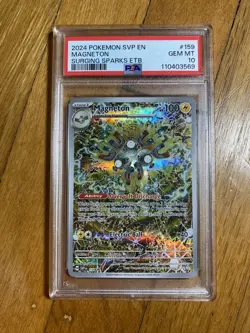 Magneton 159 Sv: Scarlet & Violet Promo Cards Holo PSA 10 GEM MT - Image 3