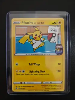 Pokemon Card - Pikachu on the Ball 001/005 - Pokemon Futsal - NM {270} - Image 1