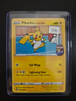 Pokemon Card - Pikachu on the Ball 001/005 - Pokemon Futsal - NM {270} - Image 5