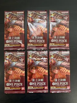 ONE PIECE Card Game Paramount War Booster 6 Pack Sealed OP-02 Japanese - Image 3