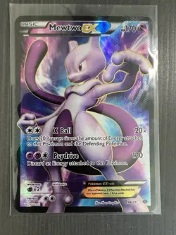 Mewtwo EX - 98/99 - Pokemon Next Destinies Black & White Full Art Rare Card LP - Image 3