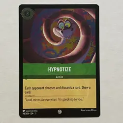 Hypnotize 98/204 Disney Lorcana Rise of the Floodborn Common Cold Foil Card NM - Image 1