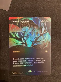 Nature's Rhythm Borderless Foil #349 Tarkir Dragonstorm Card MTG Nm/M - Image 4