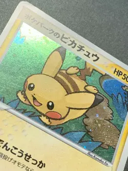 Pokemon card Pokepark's Pikachu 004/009 PROMO 2005 Pokémon TCG Japan Holo Rare - Image 4