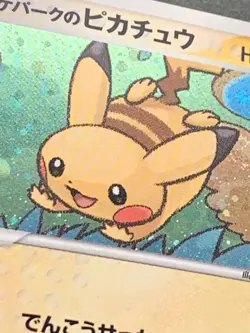 Pokemon card Pokepark's Pikachu 004/009 Promo 2005 Pokémon TCG Japan Holo Rare - Image 7