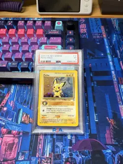 Pokémon Pichu TCG Card Neo Genesis Holo Rare 12/111 PSA 5 - Image 1