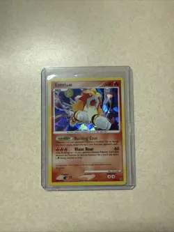 Pokémon Entei TCG Secret Wonders 4/132 Cracked Ice Holo Card - Image 1