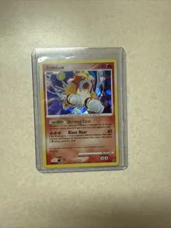 Pokémon Entei TCG Secret Wonders 4/132 Cracked Ice Holo Card - Image 5