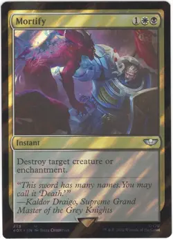 Mortify (Surge Foil) Universes Beyond: Warhammer 40k MTG Near Mint - Image 1