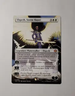 Elspeth, Storm Slayer (Borderless) Tarkir: Dragonstorm Regular - Image 1