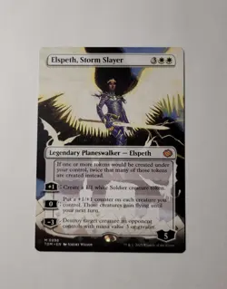 Elspeth, Storm Slayer (Borderless) Tarkir: Dragonstorm Regular - Image 3