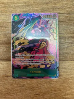 One Piece Rare Card: Yamato (Parallel) OP01-121 Romance Dawn Foil - Image 1
