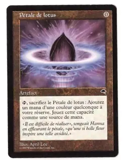 magic the gathering deckmaster lotus petal artifact 1997 - Image 3
