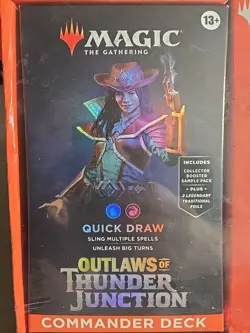 Magic ~ The Gathering Outlaws Thunder Junction Deluxe Commander Kit ~ Quick Draw - Image 5