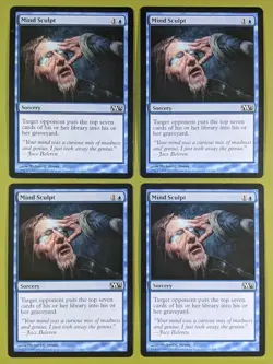 Mind Sculpt  x4 Magic 2013 M13 4x Playset Magic the Gathering MTG - Image 2