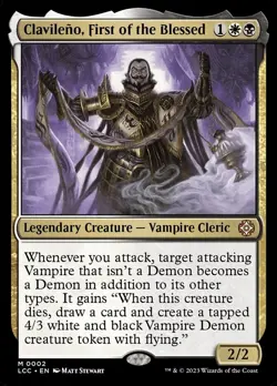 Clavileno, First of the Blessed: MtG Magic Lost Caverns of Ixalan Commander FOIL - Image 2