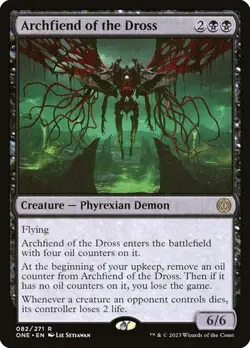 ARCHFIEND OF THE DROSS R 082/271 ONE EN MTG Magic PHYREXIA: ALL WILL BE ONE 2023 - Image 2