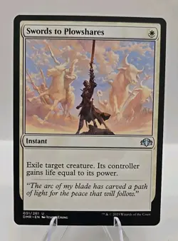 Swords to Plowshares MTG Dominaria Remastered Regular - Image 3