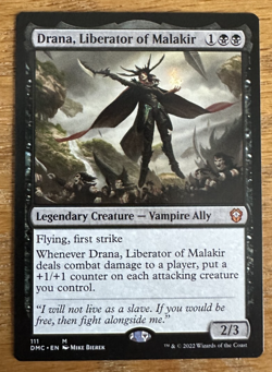 MTG Dominaria United Commander, Drana, Liberator of Malakir - Image 2
