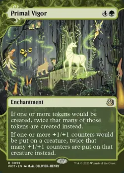 [1x] Primal Vigor Near Mint, English Wilds of Eldraine Extras MTG Magic - Image 2
