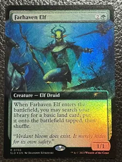 Mtg Secret Lair— Farhaven Elf Foil—NM - Image 1