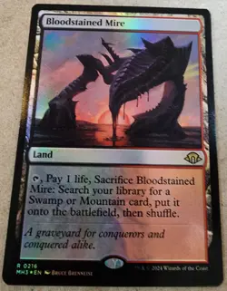 Bloodstained Mire - #216 Foil - Modern Horizons 3 - Mtg - Image 2