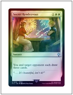 1x Secret Rendezvous 0218 - Aerith, Foil, Final Fantasy, Magic MTG NM - Image 2