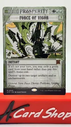 Force of Vigor - Outlaws of Thunder Junction: Breaking News Regular - Image 1