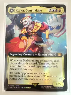Kefka, Court Mage Extended Art Foil Mythic #496 MTG Final Fantasy NM English - Image 2