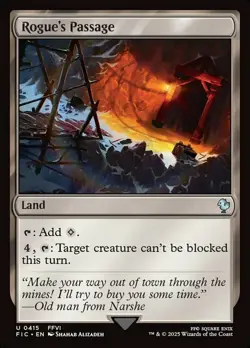 4 x Rogue's Passage - Commander: Final Fantasy - NM-Mint - MTG - Image 2