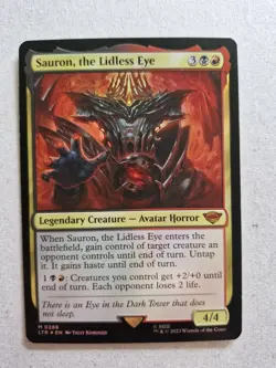 MTG Sauron, the Lidless Eye (Foil) [Tales of Middle-Earth, Near Mint] - Image 1