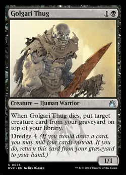 4 x Golgari Thug - Ravnica Remastered - NM-Mint - MTG - Image 1