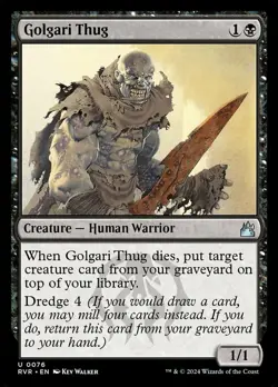 4 x Golgari Thug - Ravnica Remastered - NM-Mint - MTG - Image 2
