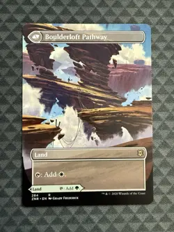 MTG Branchloft Pathway #284 Borderless Rare Zendikar Rising (ZNR) - Image 7