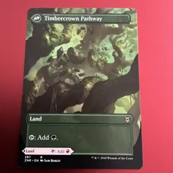 MTG Cragcrown Pathway Timbercrown Pathway Borderless #287 Zendikar Rising - Image 6