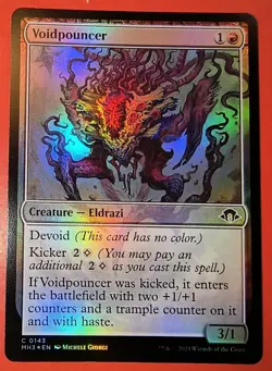 MTG: *VOIDPOUNCER*   FOIL FINISH/  MH3/#143/ NM / COMMON/ UNPLAYED - Image 1