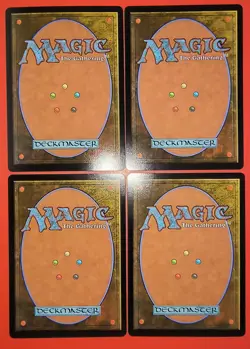 4X PLAY SET, MTG, FOREST, FOIL, NM 0290, COMMON, FOIL, AETHERDRIFT , UNPLAYED - Image 4