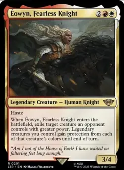 MTG - EOWYN, FEARLESS KNIGHT - Lord of the Rings (R) - Image 1