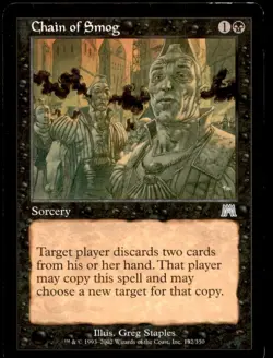 MTG Chain of Smog Onslaught Moderate Play Magic the Gathering - Image 5