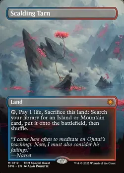 Scalding Tarn - Foil - Borderless NM, English MTG MTG: Special Guests - Image 1