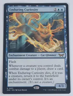 Enduring Curiosity - NM - Duskmourn - DSK 51 - MTG - Magic the Gathering - Image 3