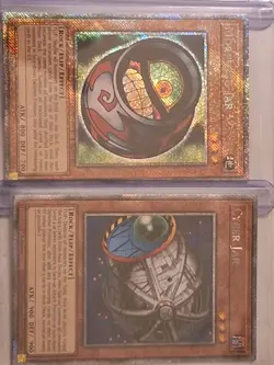 Yu-Gi-Oh! Morphing Jar 1, 2 And Cyber Jar Platinum Rare Cards Set - Image 4