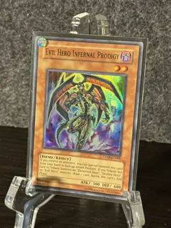 YuGiOh! - Evil Hero Infernal Prodigy [DP06-EN008] - Super Rare - Unlimited - NM - Image 3