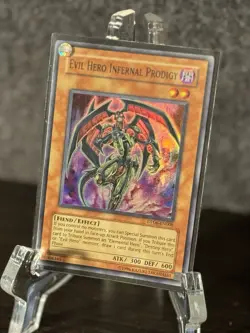 YuGiOh! - Evil Hero Infernal Prodigy [DP06-EN008] - Super Rare - Unlimited - NM - Image 5