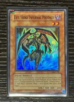 YuGiOh! - Evil Hero Infernal Prodigy [DP06-EN008] - Super Rare - Unlimited - NM - Image 6