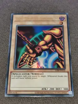 Yu-Gi-Oh Right Arm Of The Forbidden One LOB-EN122 Ultra Rare Unlimited - Image 1