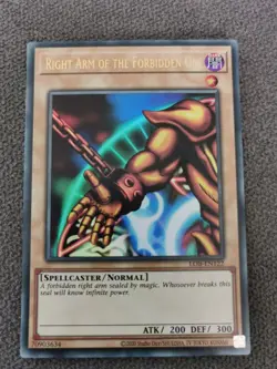 Yu-Gi-Oh Right Arm Of The Forbidden One LOB-EN122 Ultra Rare Unlimited - Image 2
