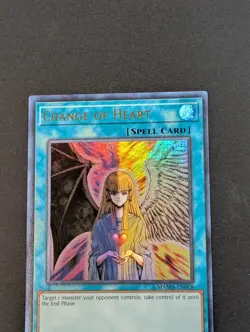 Yugioh TCG - 1x Change of Heart - MAMA-EN078 - NM - 1st Edition Ultra Rare 2022 - Image 5