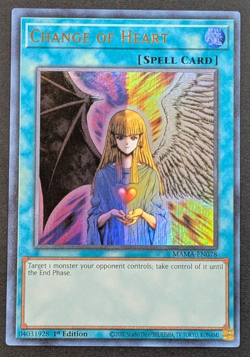 Yugioh TCG - 1x Change of Heart - MAMA-EN078 - NM - 1st Edition Ultra Rare 2022 - Image 9